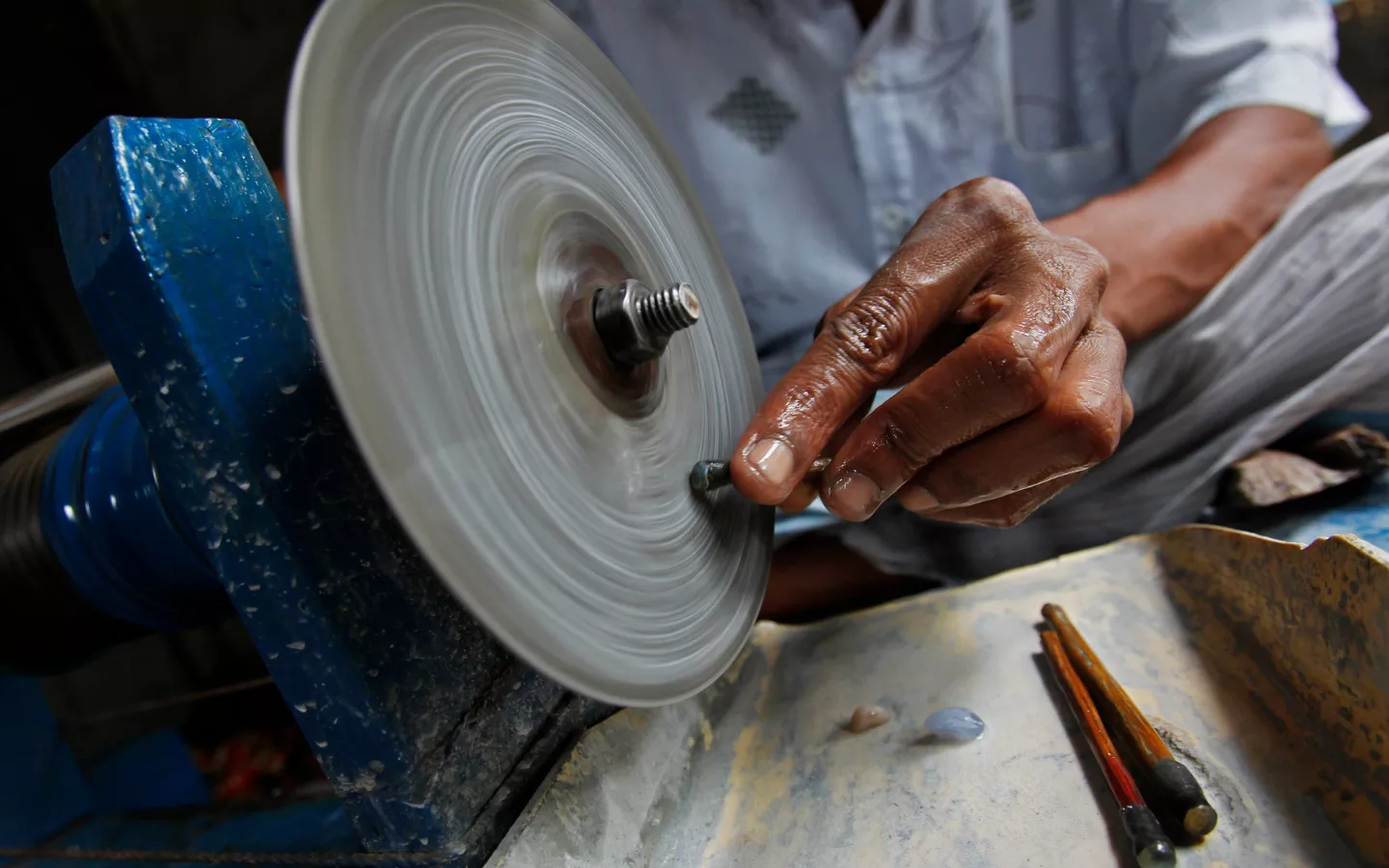 Old Gemstone Cutting and Polishing